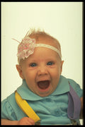 651043 Cheerful Six month old Baby Girl A4 Photo Print