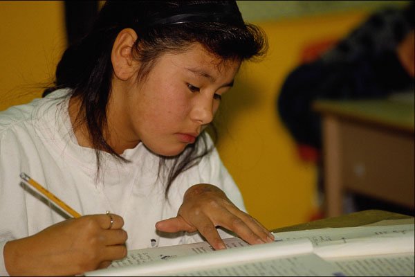 651054 Cree Schoolchild A4 Photo Print