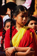 651069 Young Nepalese Girl, Kathmandu, Nepal A4 Photo Print