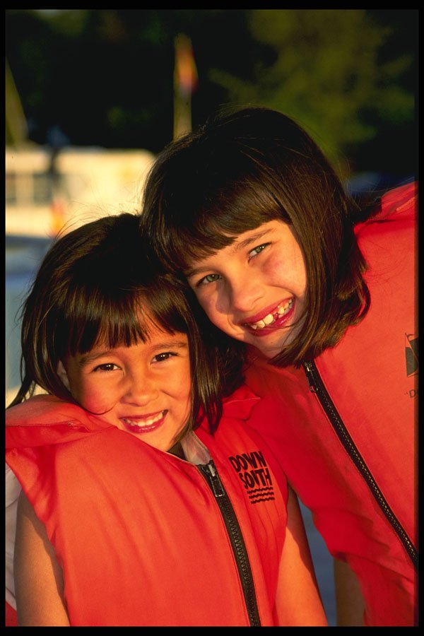 651075 Happy Boaters A4 Photo Print