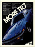 652 car advert 1980s triumph tr7 2 Vintage Advert A4 Photo Print