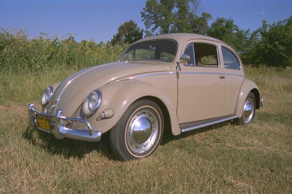 652073 1956 Volkswagon Beetle A4 Photo Print