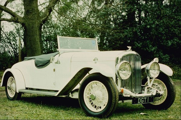 652099 White Bentley Tourer A4 Photo Print