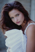 653024 Erin, Close up With A White Dress A4 Photo Print
