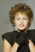 653051 Monica Beaming In A Symmetrical Curly Bob A4 Photo Print