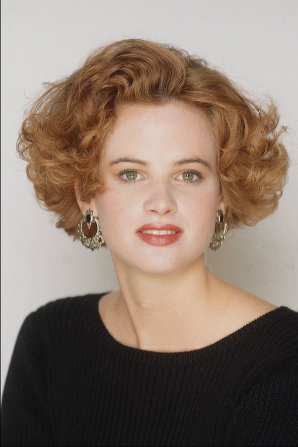 653068 Petite Redhead With An Inverted Bob In A Black Dress A4 Photo Print