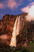 654037 Angel Falls On Auyan Tepui, Venezuela A4 Photo Print