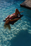 654043 Girl On Float In Pool A4 Photo Print