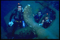 654095 Divers Examine The Wreck Hilma Hooker, Caribbean A4 Photo Print