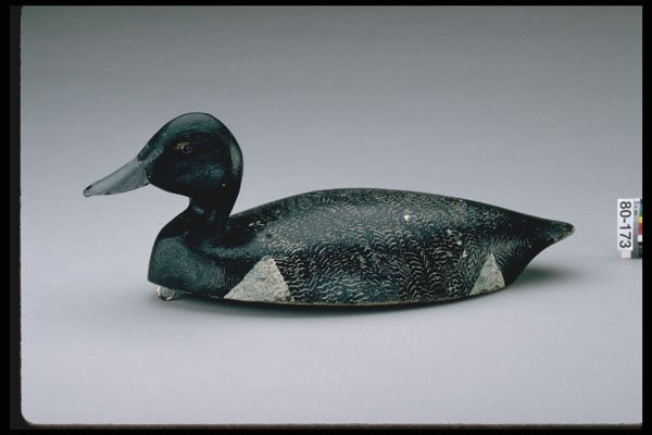 655006 Bluebill Drake Decoy, Circa 1940 A4 Photo Print