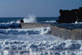 656004 Heavy Seas, Portreath A4 Photo Print