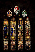 656010 Medieval Stained Glass Windows At St. Neot A4 Limited Edition Watercolour Print