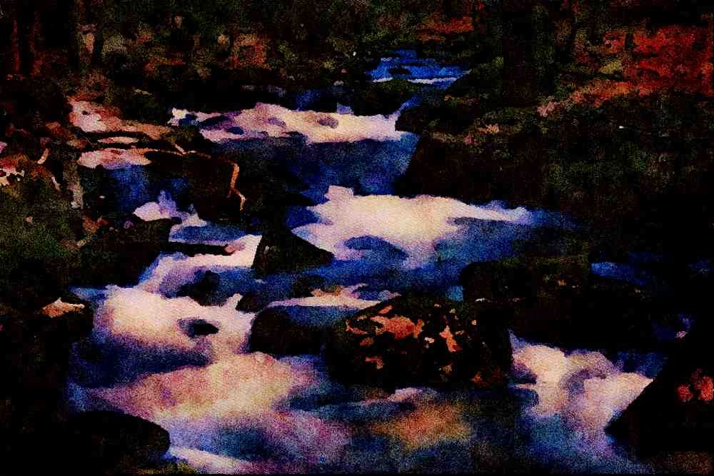 656020 Golitha Falls, Mentioned In The Domesday Book A4 Limited Edition Watercolour Print