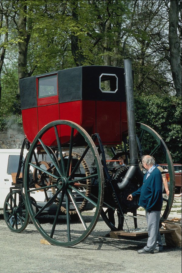 656023 Replica Of 1802 Trevithick Steam Carriage, Camborne A4 Photo Print