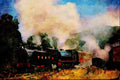 656024 Bodmin Steam Railway, Bodmin Parkway A4 Limited Edition Watercolour Print