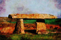 656031 Lanyon Quoit Near Madron A4 Limited Edition Watercolour Print