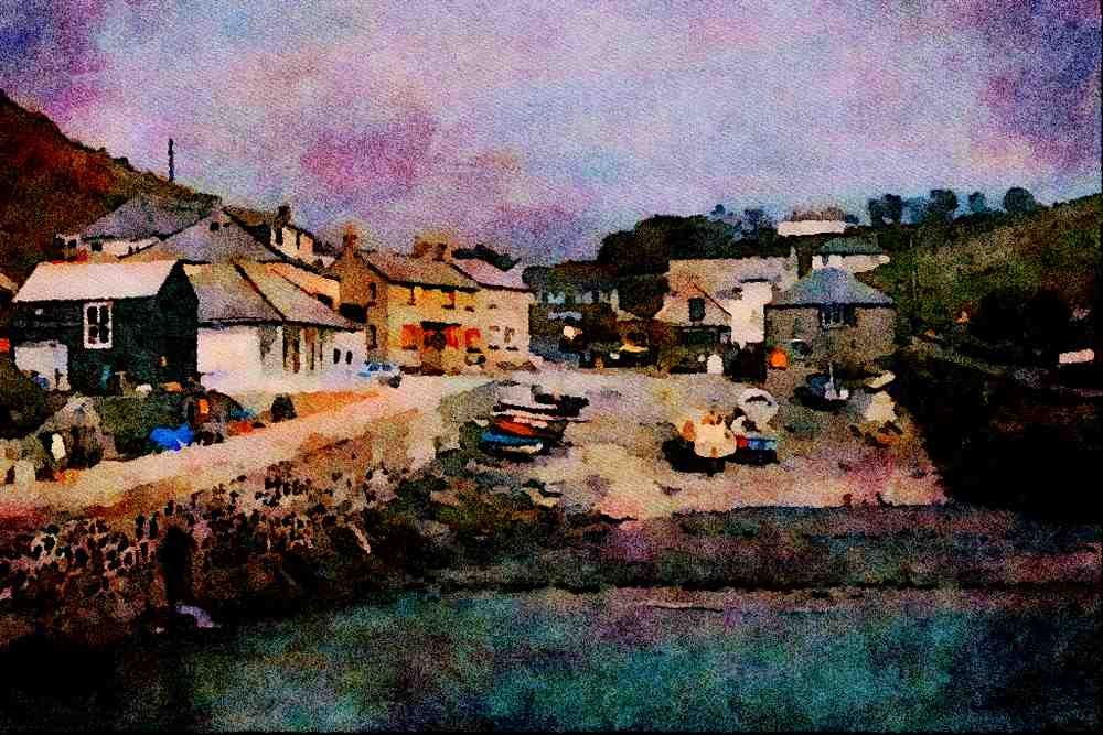 656046 Mullion Cove A4 Limited Edition Watercolour Print