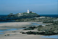 656051 Godrevy Beach And Lighthouse A4 Photo Print