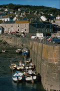 656052 Mousehole Harbor Wall A4 Photo Print