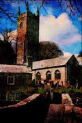 656053 Altarnun Church, _Cathedral_ On The Moors A4 Limited Edition Watercolour Print