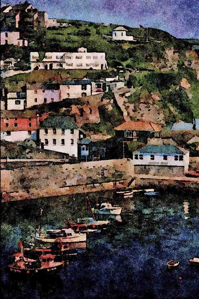 656056 Outer Harbor, Mevagissey A4 Limited Edition Watercolour Print