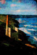 656058 The National Trust's Wheal Coates, St. Agnes A4 Limited Edition Watercolour Print