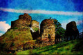 656061 Launceston Castle A4 Limited Edition Watercolour Print