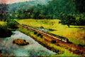 656063 Cornish Riviera Express, Lostwithiel A4 Limited Edition Watercolour Print