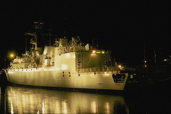 656066 H.M.S. Cornwall, Falmouth Dock A4 Photo Print