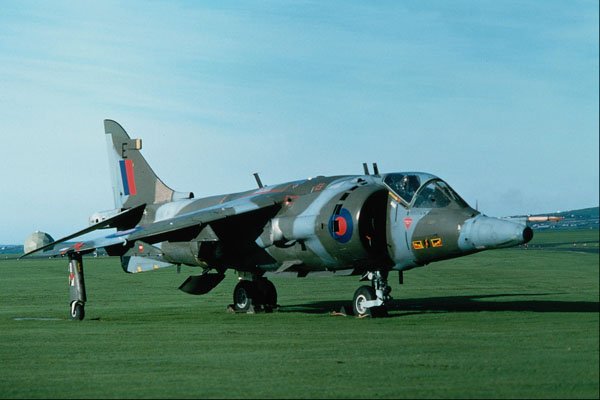 656068 Harrier Jump Jet, R.N.A.S. Culdrose A4 Photo Print