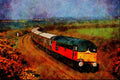 656072 The Cornishman Luxury Train A4 Limited Edition Watercolour Print