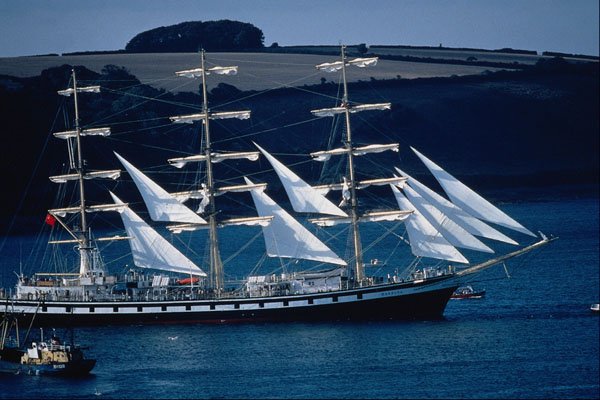656078 Russian Sail Training Ship, Falestuary A4 Photo Print