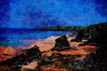 656089 Bedrutham Steps, Legendary Steps Of Cornish Giant A4 Limited Edition Watercolour Print