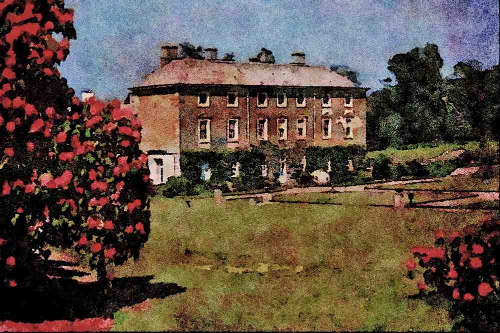 656090 Pencarrow House A4 Limited Edition Watercolour Print