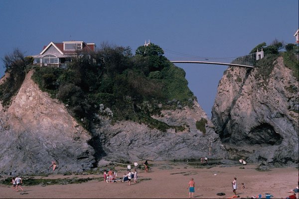 656091 Towan Beach, Newquay A4 Photo Print