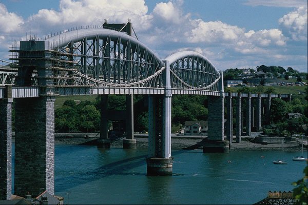 656097 Brunel's 1859 Prince Albert Bridge Saltash A4 Photo Print