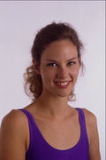 657008 Beauty Shot, Model Wearing Purple Leotard A4 Photo Print