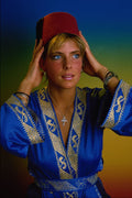 657020 Girl With Fez And Moroccan Caftan A4 Photo Print
