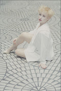 657039 Blonde, White On White A4 Photo Print