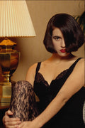 657056 Sultry Brunette A4 Photo Print