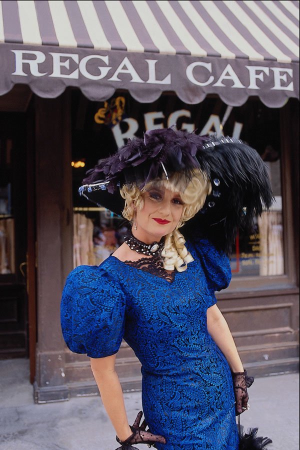 657080 Girl In Old time Costume, Universal Studios, Florida A4 Photo Print