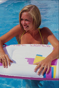 657082 Girl With Air Mattress In Pool, Ibiza, Spain A4 Photo Print