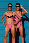 657087 Twins In Swimsuits A4 Photo Print