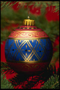 658010 Christmas Ball On Tree A4 Photo Print
