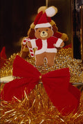 658015 Christmas Teddy A4 Photo Print