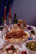 658025 English Traditional Christmas Dinner, England A4 Photo Print