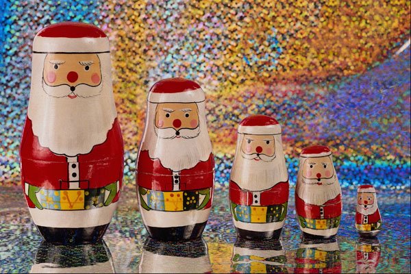 658033 Father Christmas A4 Photo Print