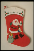 658057 Santa Stocking A4 Photo Print