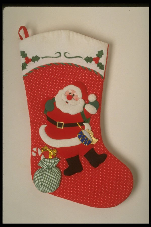 658057 Santa Stocking A4 Photo Print