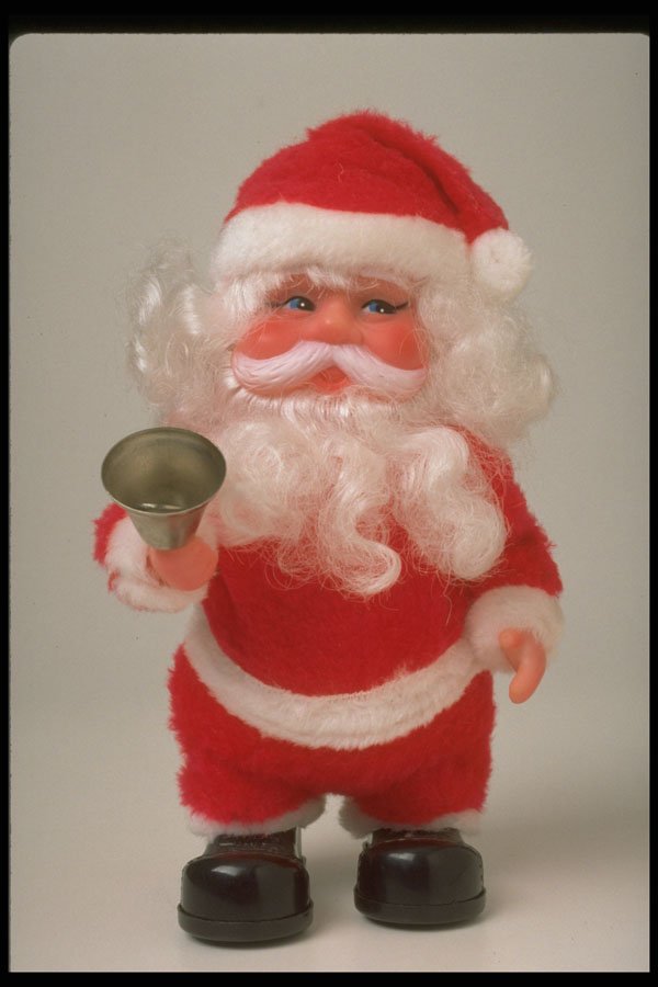 658059 Santa With Bell A4 Photo Print